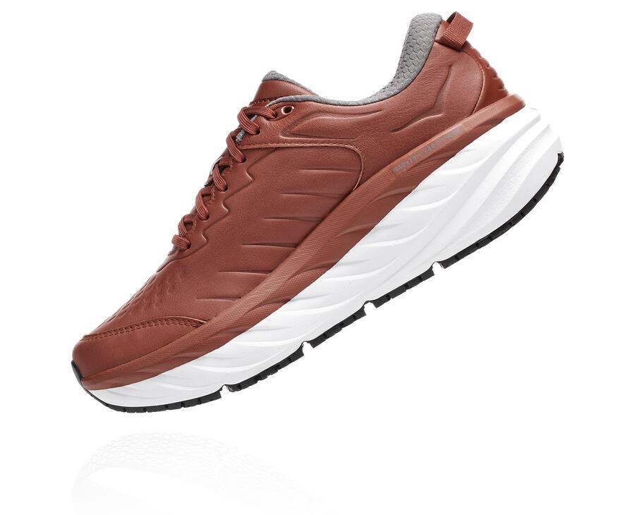 Hoka One One Tenisky Panske Hnede - Bondi Sr - 76083-DPVC